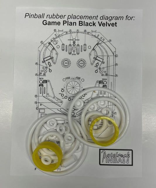 Game Plan Black Velvet Pinball Machine Maintenance Kit