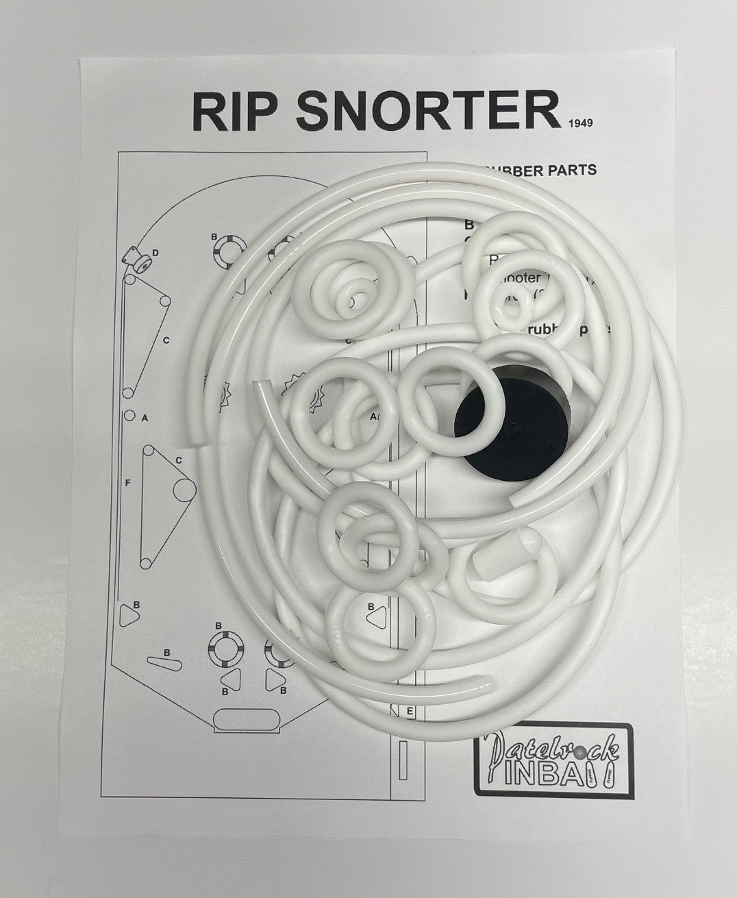 Genco RIP Snorter Pinball Machine Rubber Ring Kit