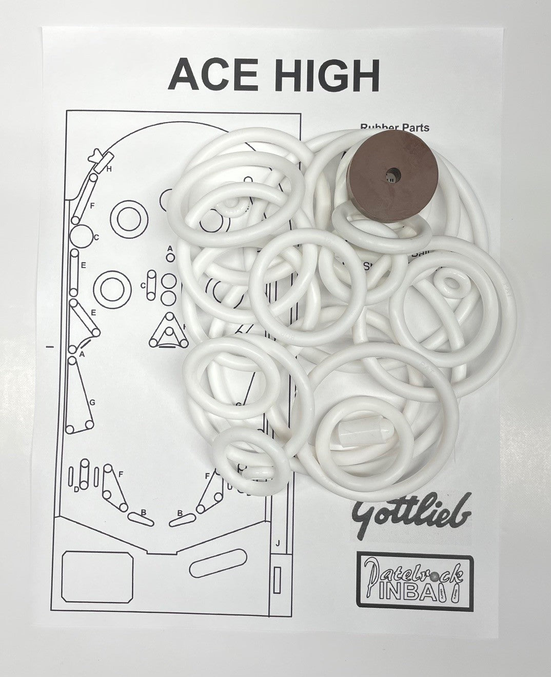 Gottlieb Ace High Pinball Machine Maintenance Kit