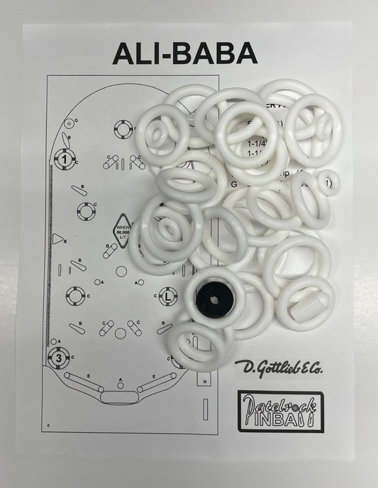 Gottlieb Ali-Baba Pinball Machine Rubber Ring Kit