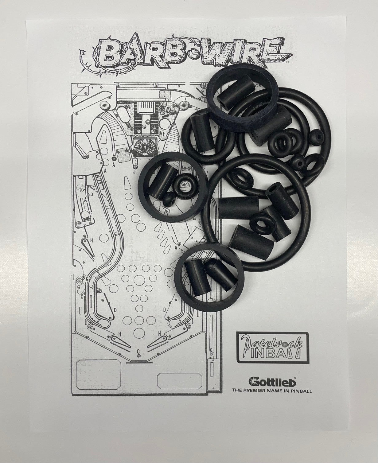 Gottlieb Barb Wire Pinball Machine Maintenance Kit