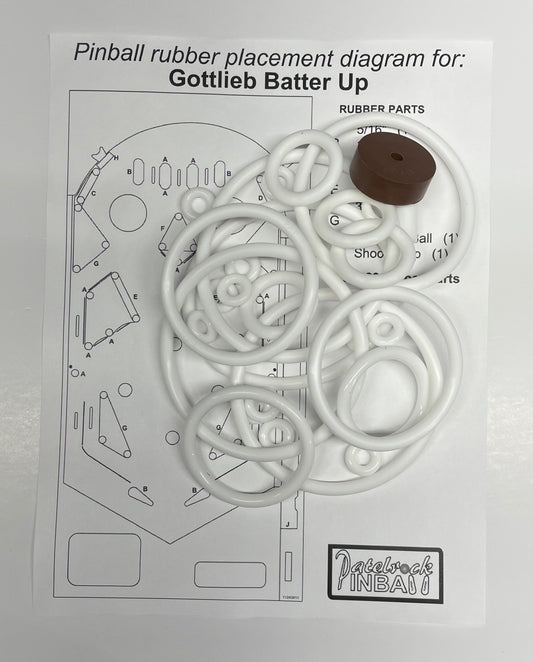Gottlieb Batter Up Pinball Machine Maintenance Kit