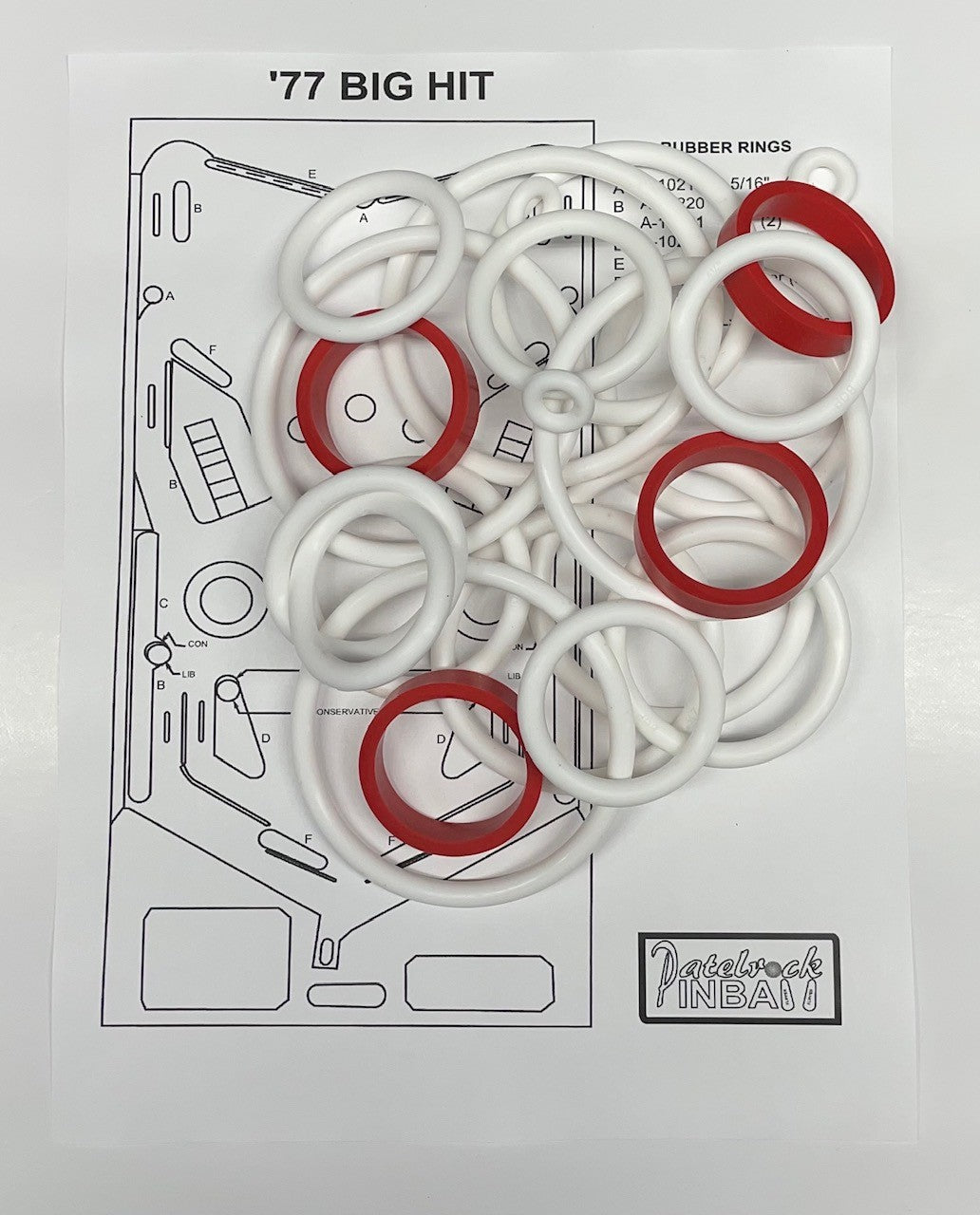 Gottlieb Big Hit Pinball Machine Maintenance Kit