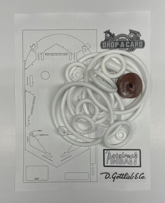 Gottlieb Drop-A-Card Pinball Machine Rubber Ring Kit