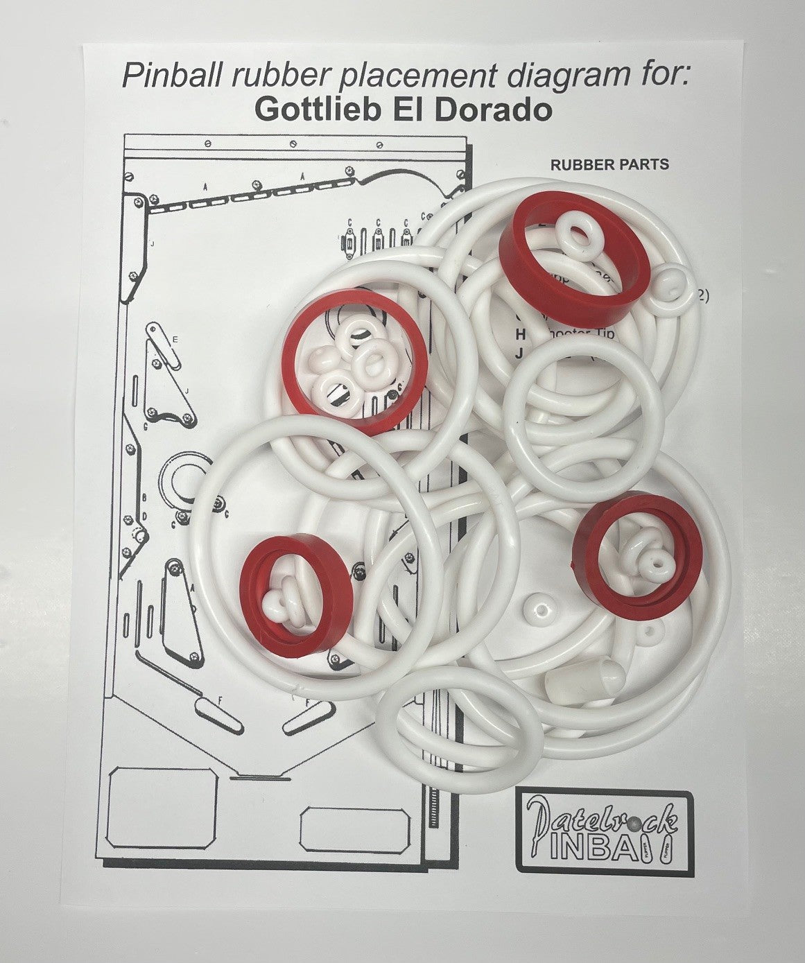Gottlieb El Dorado Pinball Machine Maintenance Kit