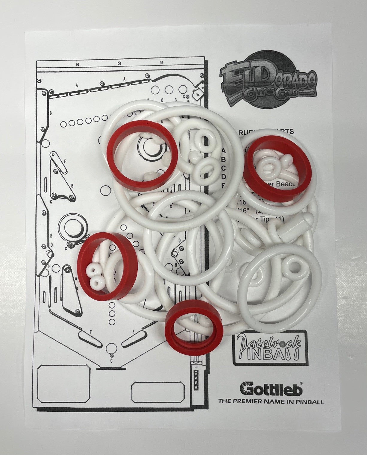 Gottlieb El Dorado City of Gold Pinball Machine Maintenance Kit