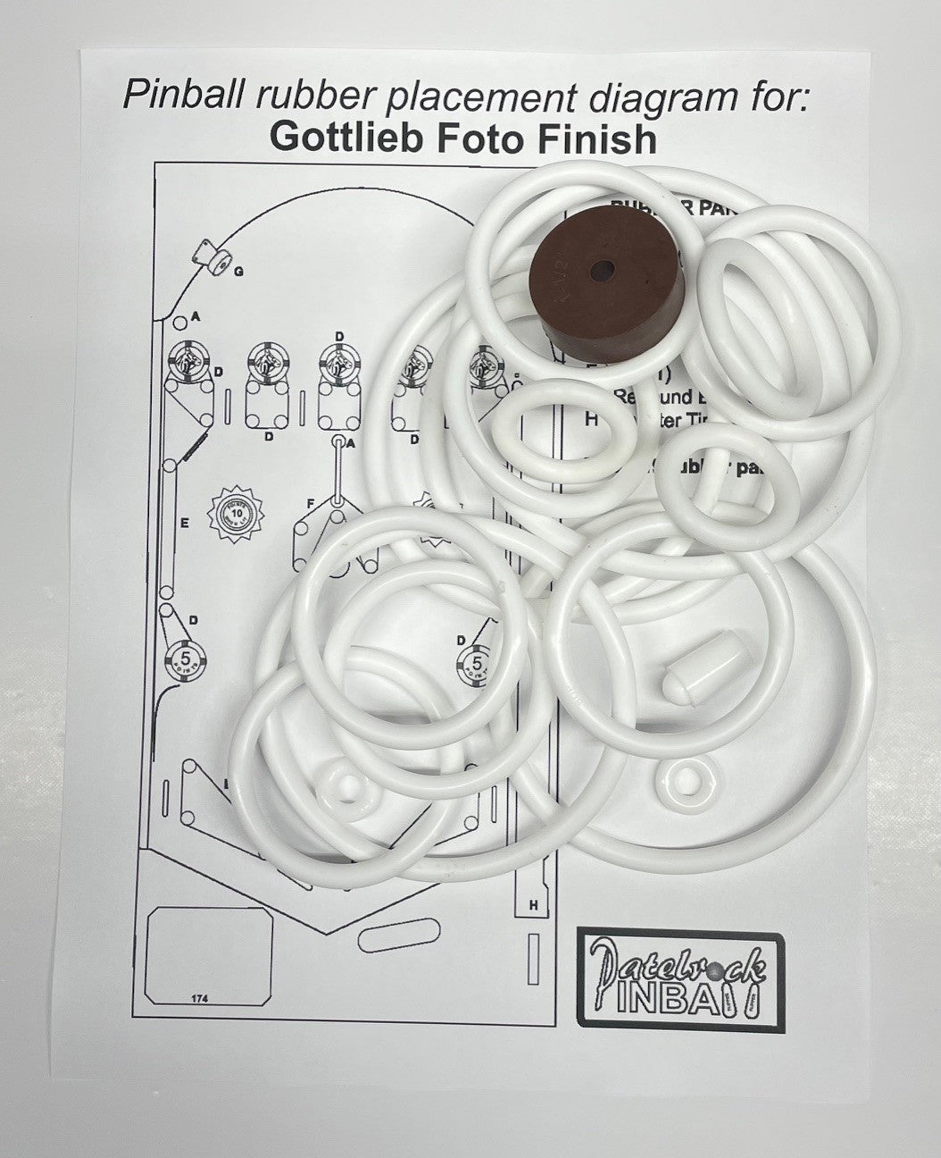 Gottlieb Foto Finish Pinball Machine Maintenance Kit