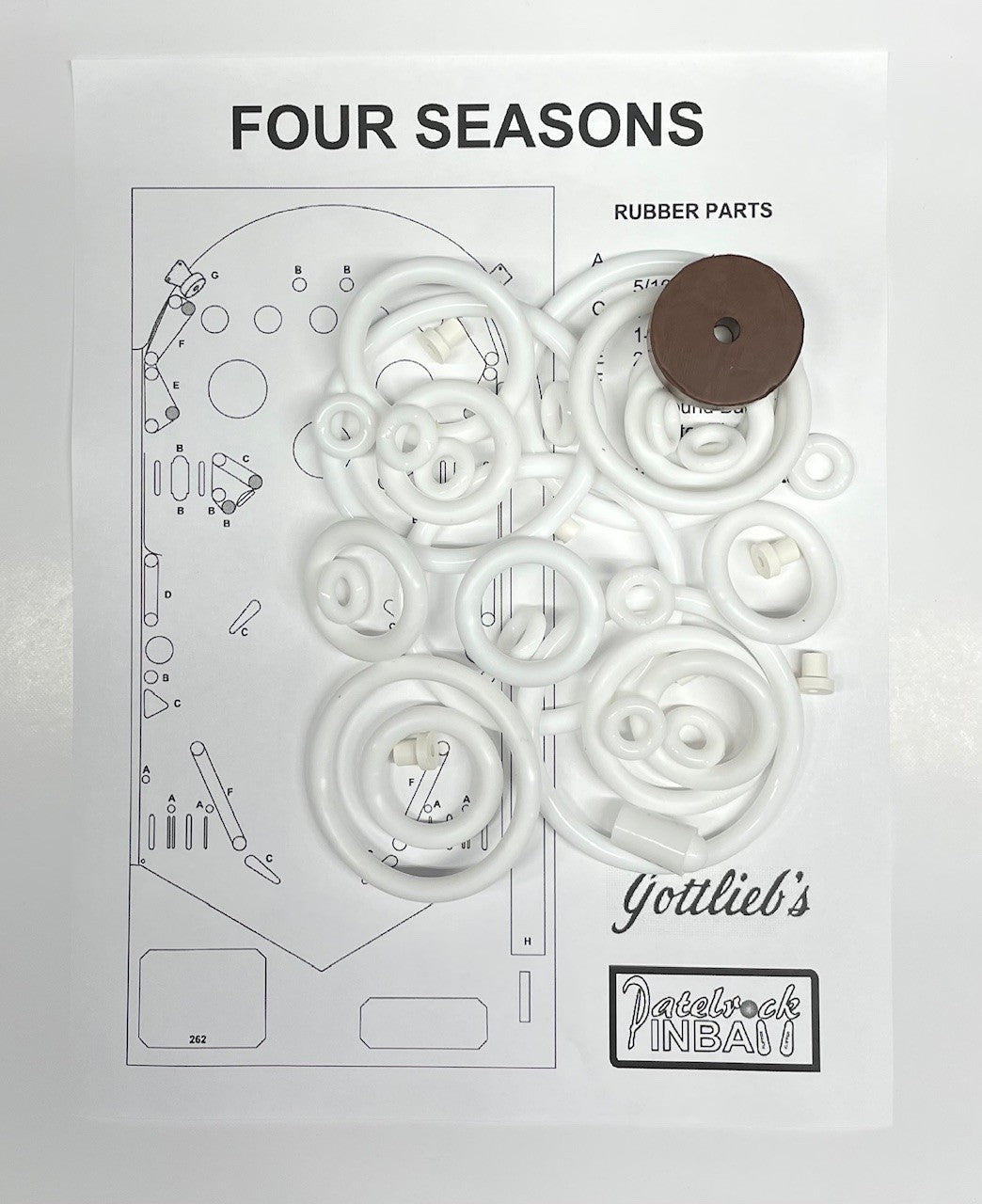 Gottlieb Four Seasons Pinball Machine Maintenance Kit