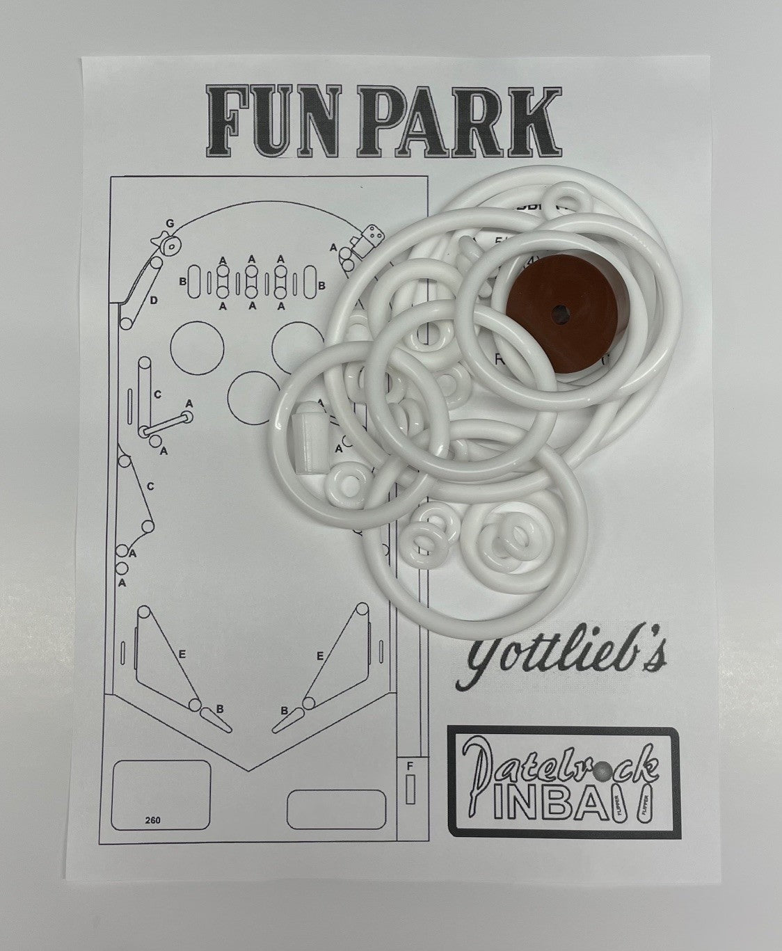 Gottlieb Fun Park Pinball Machine Maintenance Kit