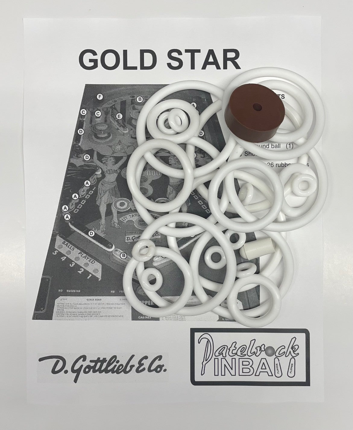 Gottlieb Gold Star Pinball Machine Maintenance Kit