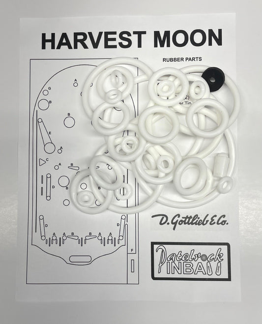 Gottlieb Harvest Moon Pinball Machine Rubber Ring Kit