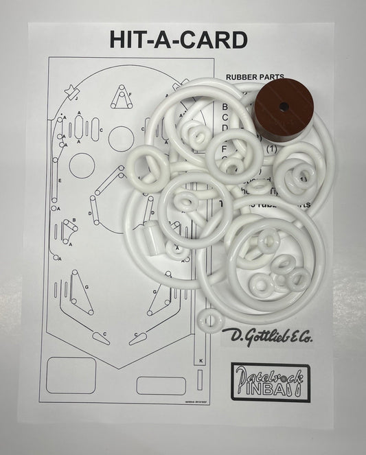 Gottlieb Hit A Card Pinball Machine Maintenance Kit