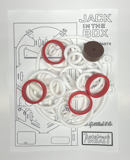 Gottlieb Jack in the Box Pinball Machine Rubber Ring Kit