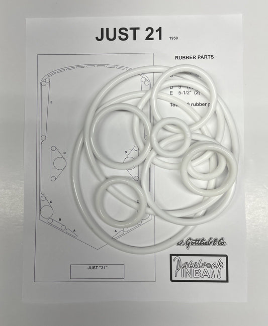 Gottlieb Just 21 Pinball Machine Maintenance Kit