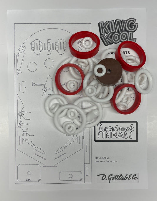 Gottlieb King Kool Pinball Machine Rubber Ring Kit