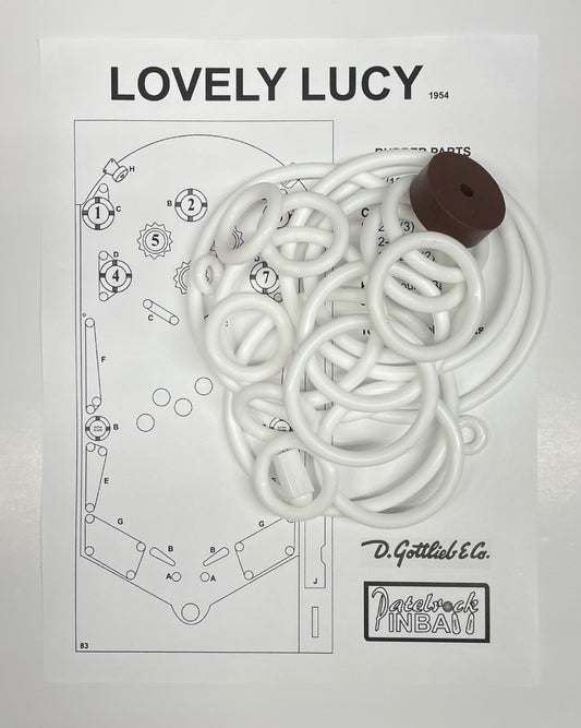 Gottlieb Lovely Lucy Pinball Machine Maintenance Kit