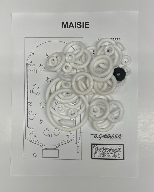 Gottlieb Maisie Pinball Machine Rubber Ring Kit