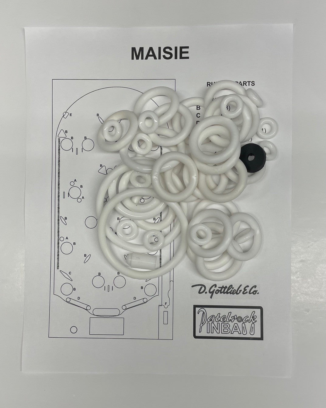 Gottlieb Maisie Pinball Machine Maintenance Kit