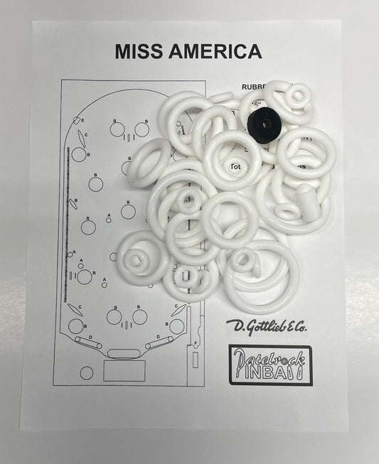 Gottlieb Miss America Pinball Machine Maintenance Kit