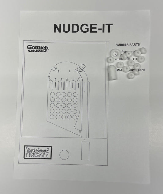 Gottlieb Nudge-It Pinball Machine Maintenance Kit