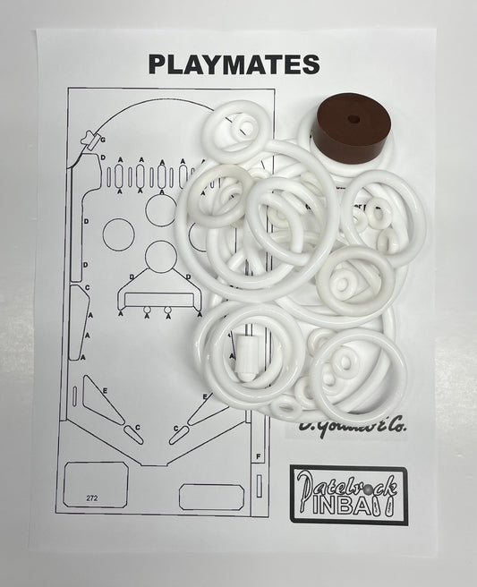 Gottlieb Playmates Pinball Machine Rubber Ring Kit