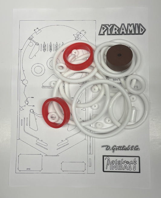 Gottlieb Pyramid Pinball Machine Rubber Ring Kit