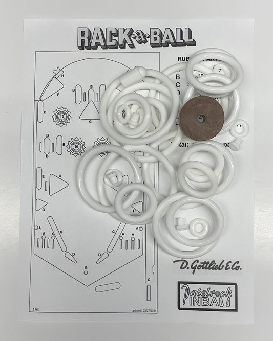 Gottlieb Rack-A-Ball Pinball Machine Rubber Ring Kit