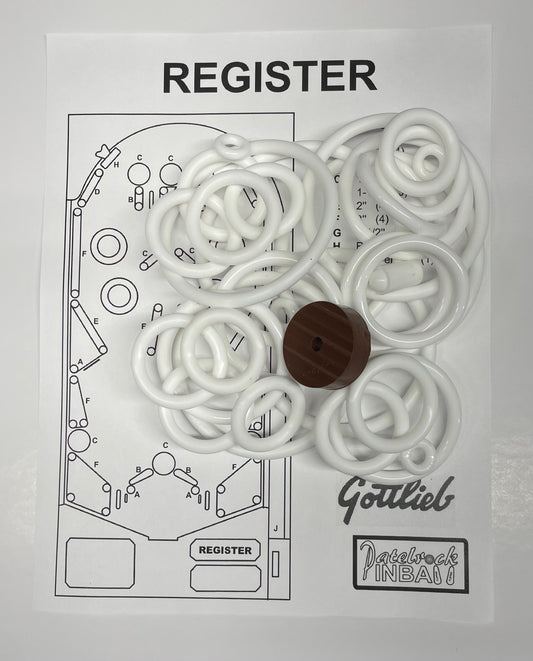 Gottlieb Register Pinball Machine Maintenance Kit