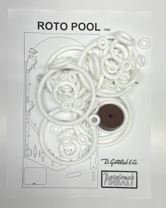Gottlieb Roto Pool Pinball Machine Rubber Ring Kit