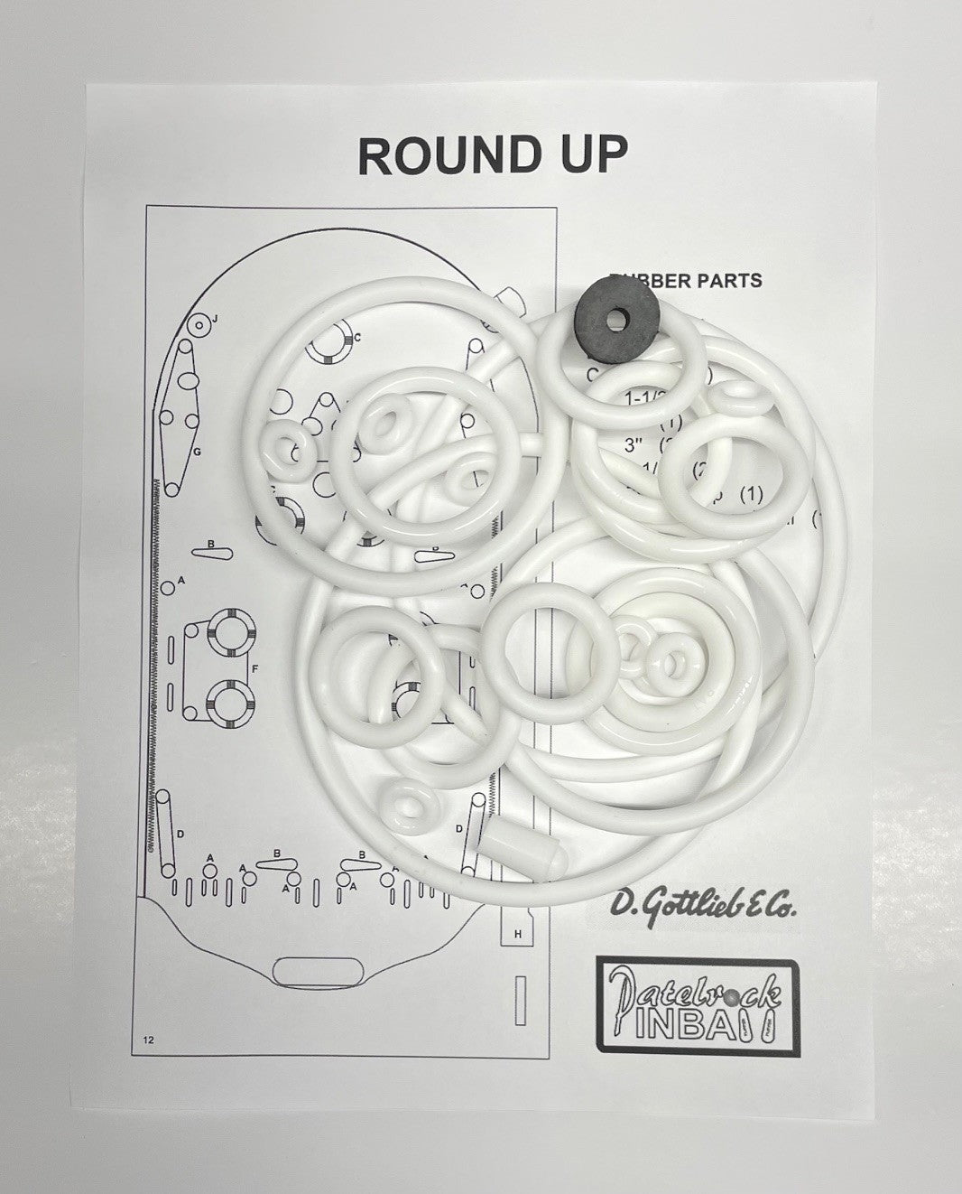 Gottlieb Round Up Pinball Machine Maintenance Kit