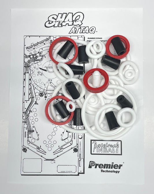 Gottlieb Shaq Attaq Pinball Machine Rubber Ring Kit