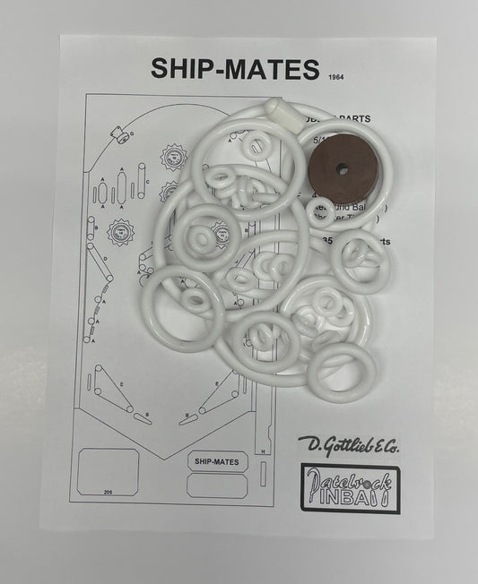 Gottlieb Ship-Mates Pinball Machine Rubber Ring Kit
