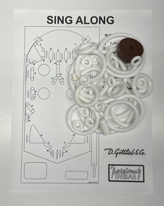 Gottlieb Sing Along Pinball Machine Maintenance Kit