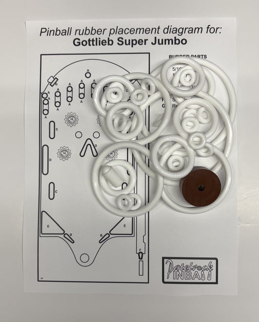Gottlieb Super Jumbo Pinball Machine Maintenance Kit