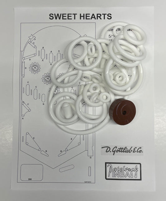 Gottlieb Sweet Hearts Pinball Machine Maintenance Kit