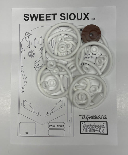 Gottlieb Sweet Sioux Pinball Machine Maintenance Kit