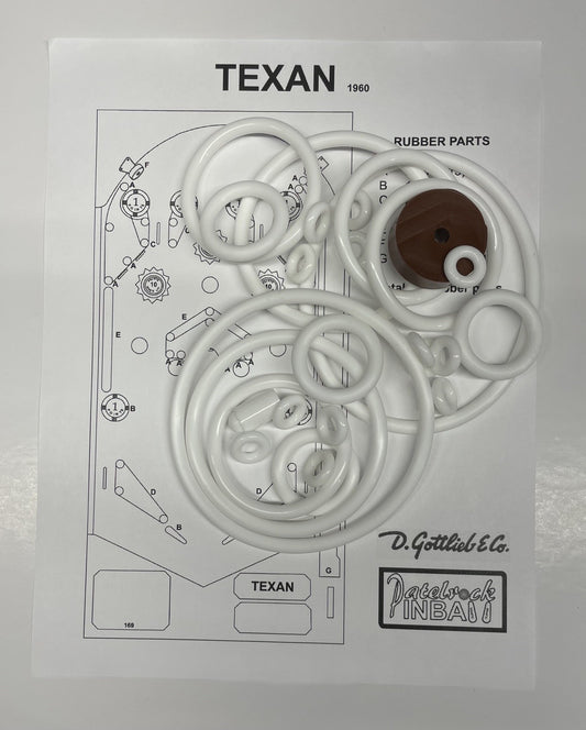 Gottlieb Texan Pinball Machine Maintenance Kit