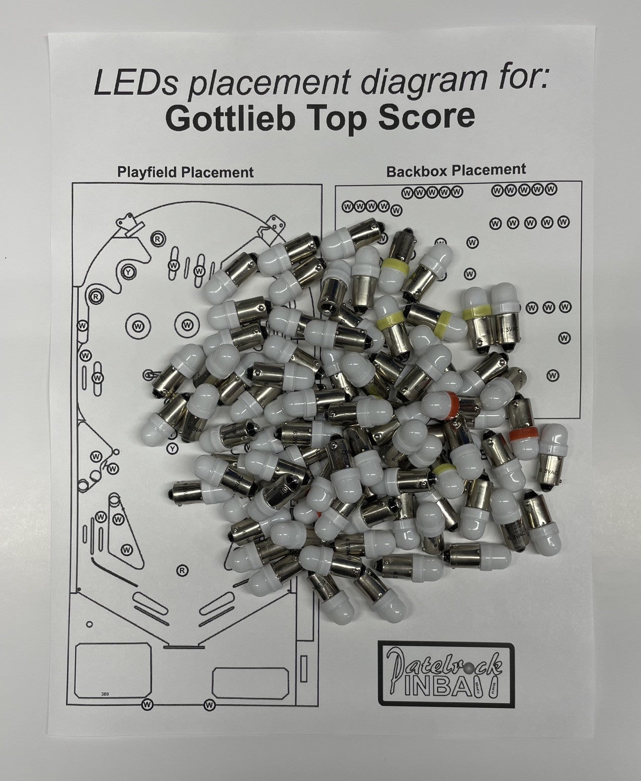 Gottlieb Top Score LED Conversion Kit