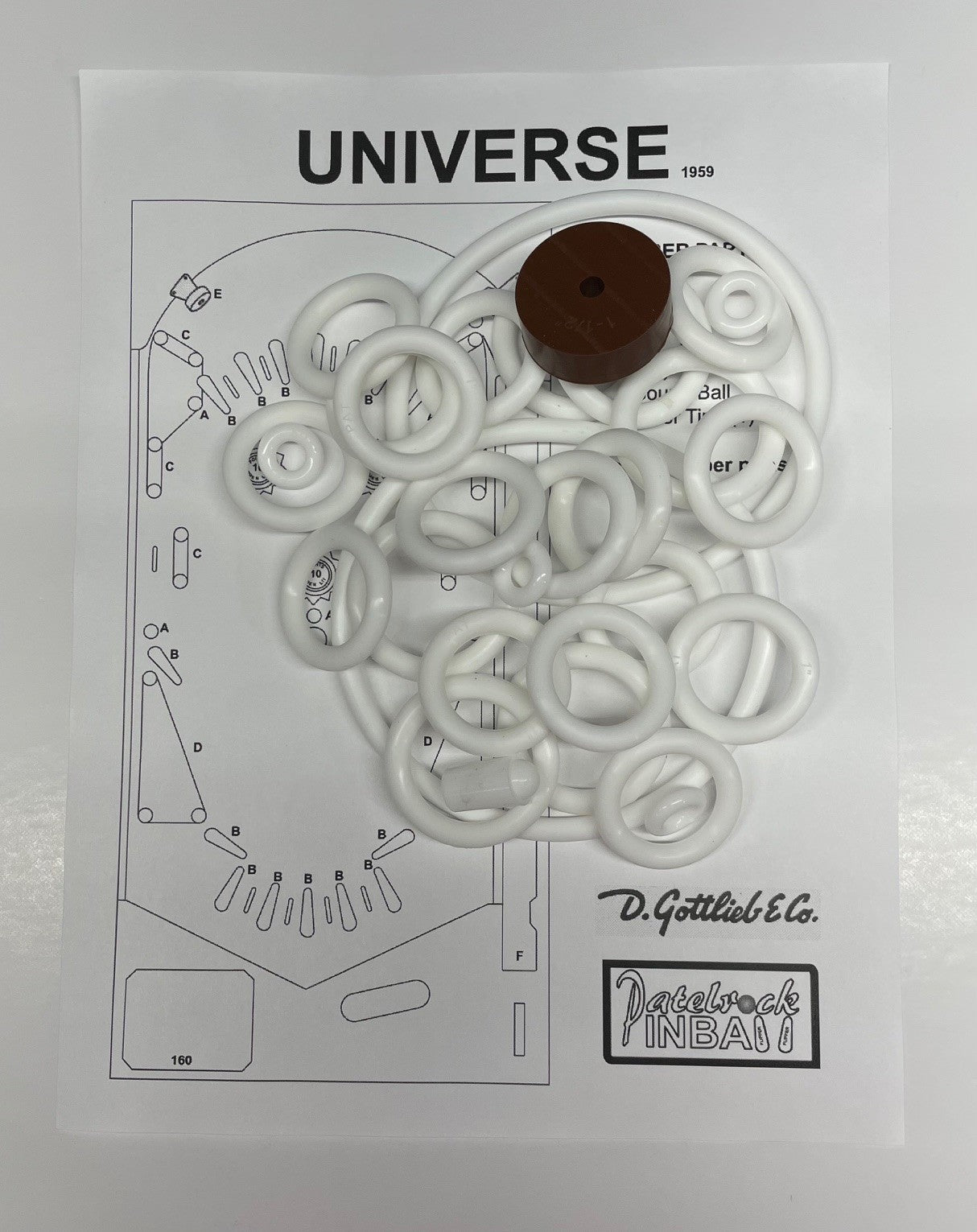 Gottlieb Universe Pinball Machine Maintenance Kit