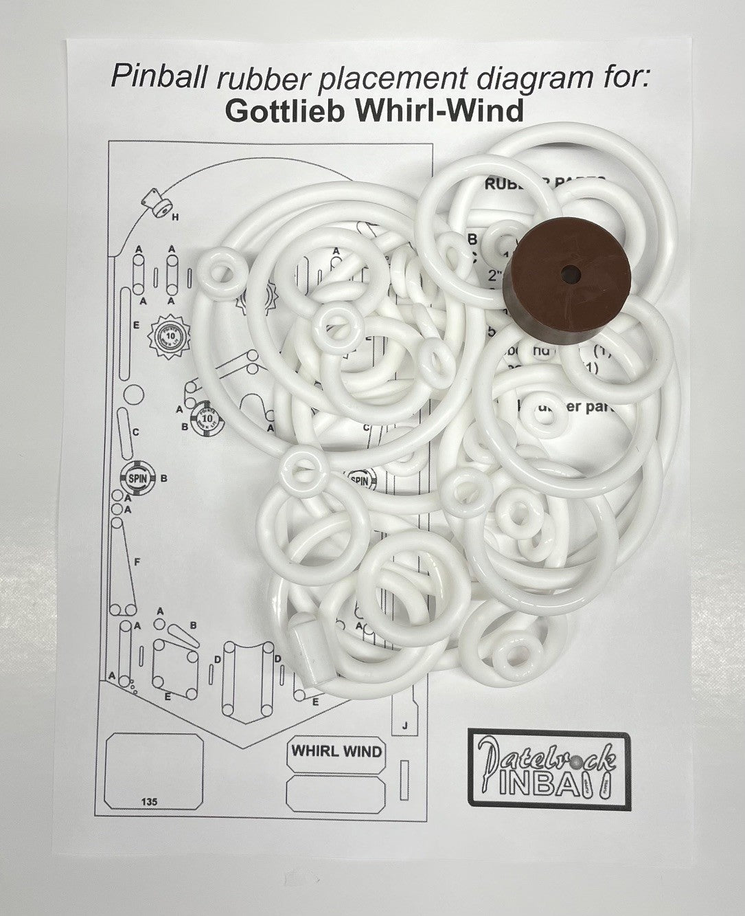 Gottlieb Whirl-Wind Pinball Machine Maintenance Kit