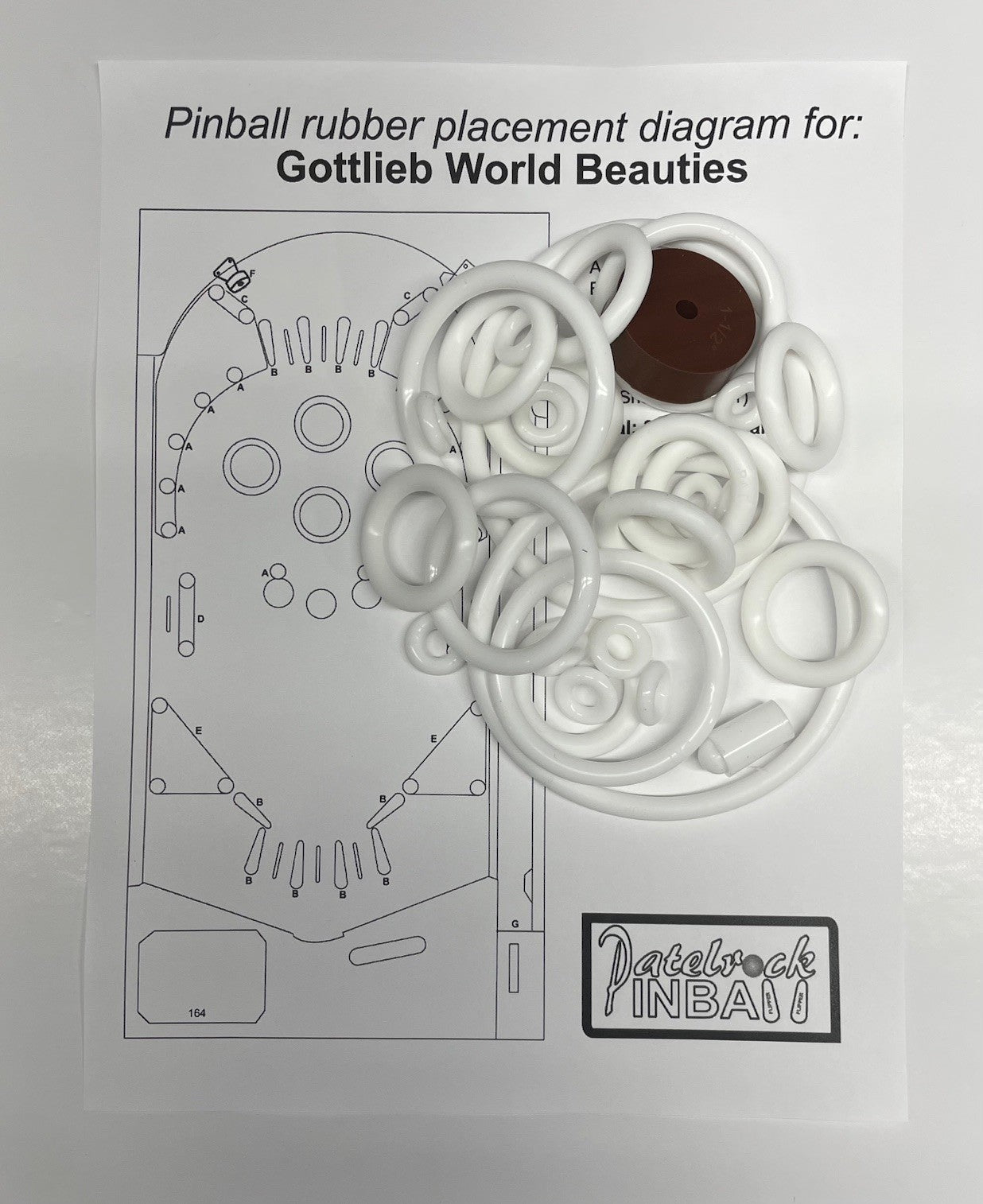 Gottlieb World Beauties Pinball Machine Maintenance Kit