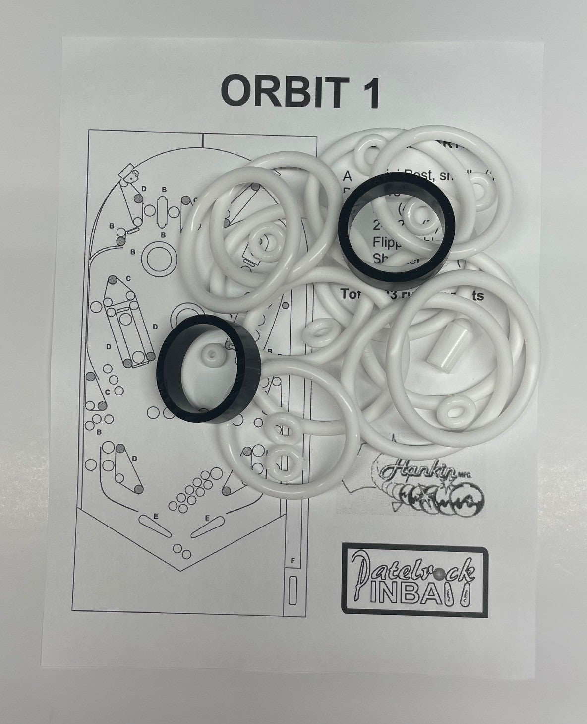 Hankin Orbit 1 Pinball Machine Maintenance Kit