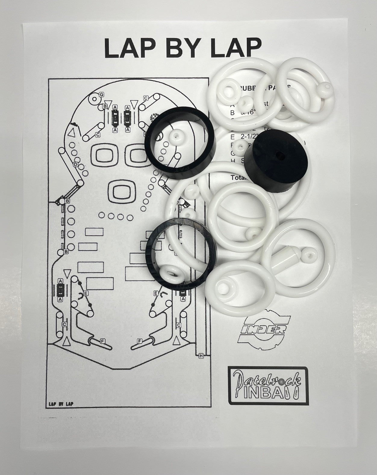 Inder Lap by Lap Pinball Machine Maintenance Kit