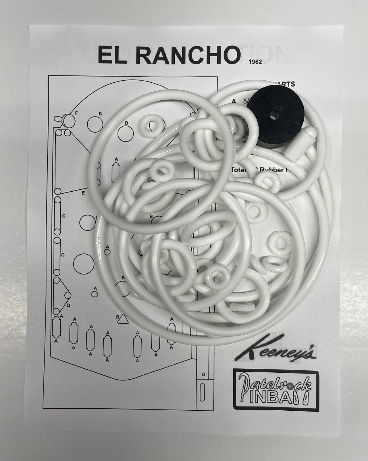 Keeney's El Rancho Pinball Machine Maintenance Kit