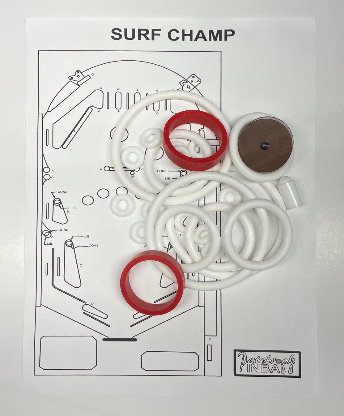 Maresa Surf Champ Pinball Machine Maintenance Kit