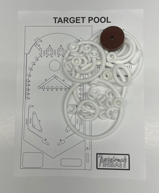 Maresa Target Pool Pinball Machine Rubber Ring Kit