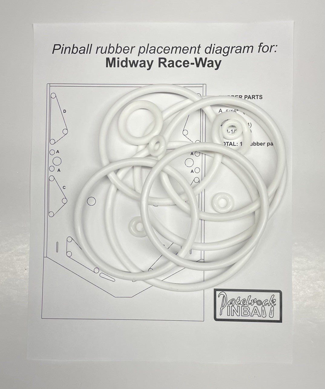 Midway Race-Way Pinball Machine Maintenance Kit
