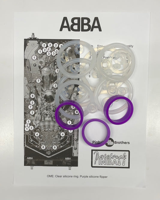 Pinball Brothers ABBA Voyage Collector Edition | Arrival Limited Edition Pinball Machine Rubber Ring Kit