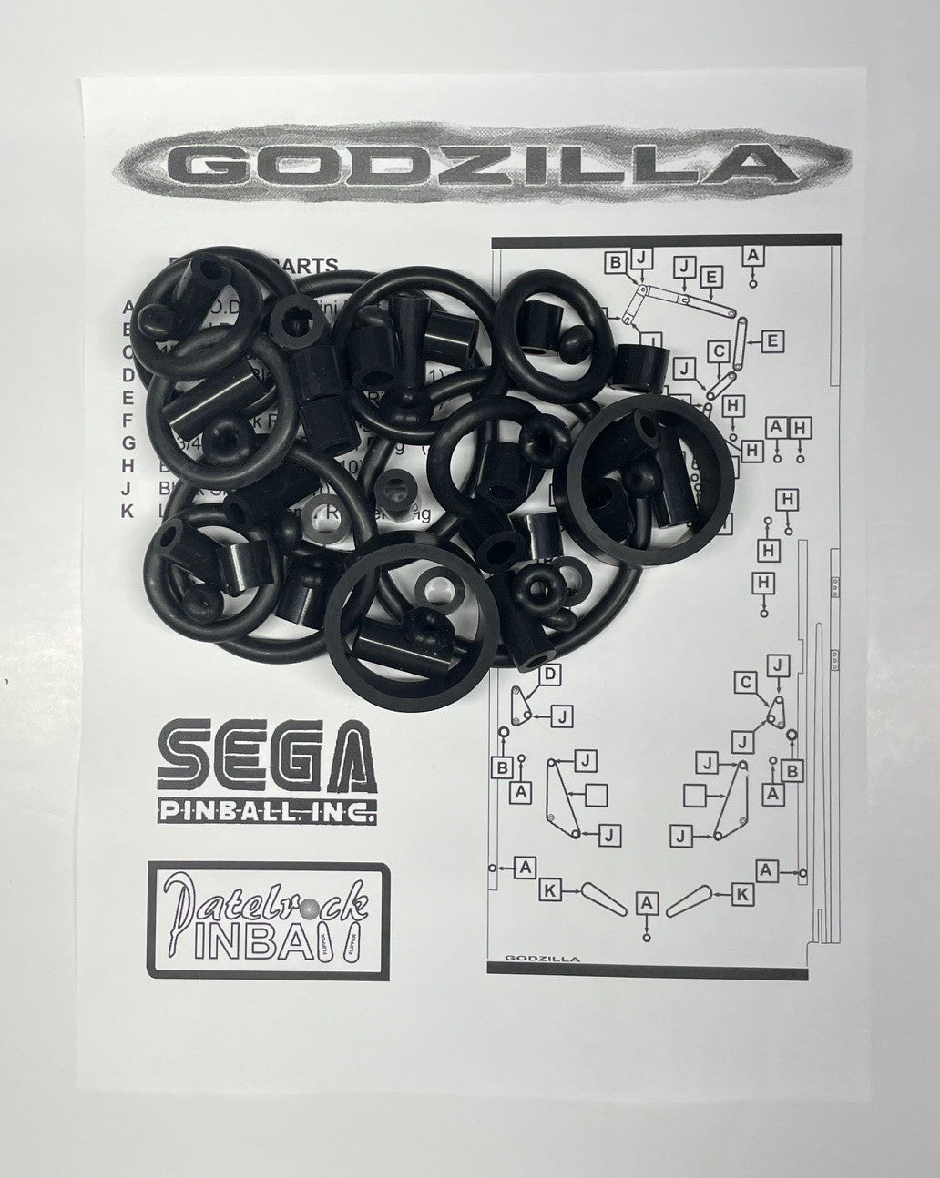 Sega Godzilla Pinball Machine Maintenance Kit