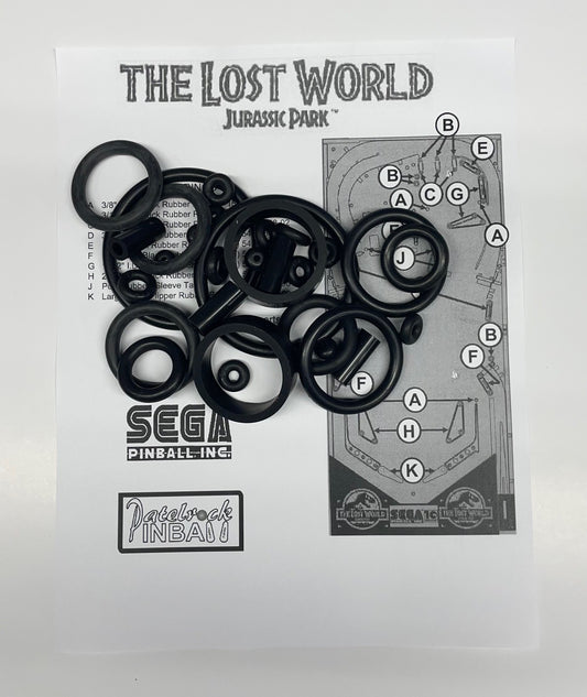 Sega The Lost World Jurassic Park Pinball Machine Maintenance Kit